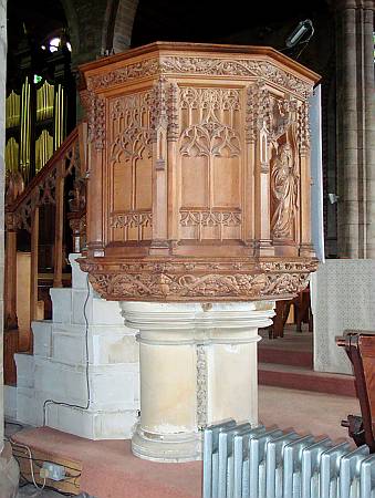 Leominster Priory - The Pulpit